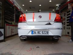 linea spoiler spoyler 3 parça mislik gri boyalı