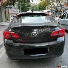 Opel Astra J SD Cam Üstü Spoiler Parlak Siyah, ABS Plastik