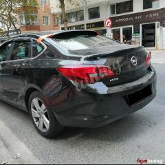Opel Astra J SD Cam Üstü Spoiler Parlak Siyah, ABS Plastik