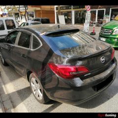 Opel Astra J SD Cam Üstü Spoiler Parlak Siyah, ABS Plastik