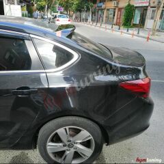 Opel Astra J SD Cam Üstü Spoiler Parlak Siyah, ABS Plastik