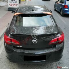 Opel Astra J SD Cam Üstü Spoiler Parlak Siyah, ABS Plastik