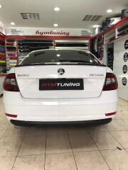 skoda octavia votex spoiler piano black boyalı spoyler abs