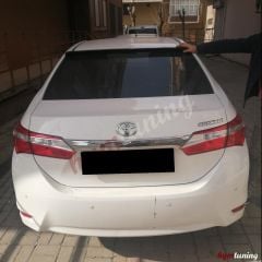 Toyota Corolla Cam Üstü Spoiler, ABS Plastik Parlak Siyah, 2013+