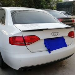 AUDİ A4 B8 M4 SPOYLER 2009 2012 PARLAK SİYAH YARASA SPOİLER PİANO BLACK