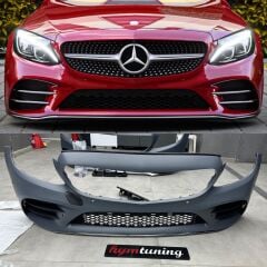 MERCEDES W205 C SERİSİ MAKYAJLI AMG ÖN TAMPON