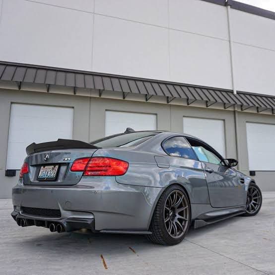 BMW 3.20 Coupe E92 Psm  Spoyler Parlak Siyah