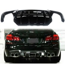 BMW 5 SERİSİ F10 M5 COMPETITION DİFÜZÖR 2010 2017 - MTECH TAMPON UYUMLU PARLAK SİYAH