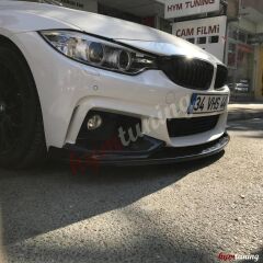 BMW F32-F33-F36 M Teknik Ön Tampon Lipi, Flaplı Piano Black