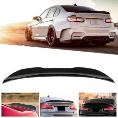 BMW F30 Psm Spoiler Piano Black, ABS Plastik İthal,  BAGAJ SPOİLER, 2012 2017 UYUMLU