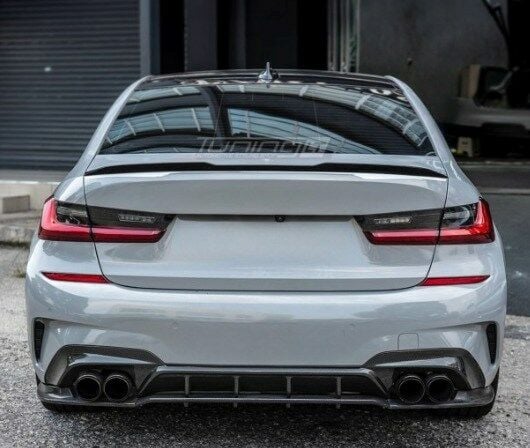 BMW 3 SERİSİ G20 M3 SPOYLER 2020+ PARLAK SİYAH İTHAL PLASTİK