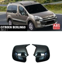 Citroen Berlingo 2012+ Yarasa Ayna Kapak Parlak Siyah Sağ Sol Takım