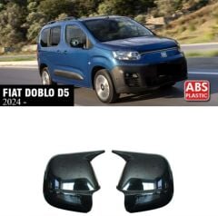 Fiat Doblo D5 2024 Yarasa Ayna Kapak Parlak Siyah Sağ Sol Takım