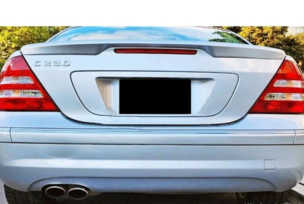 MERCEDES C SERİSİ W203 AMG SPOYLER 2001 2007 PARLAK SİYAH