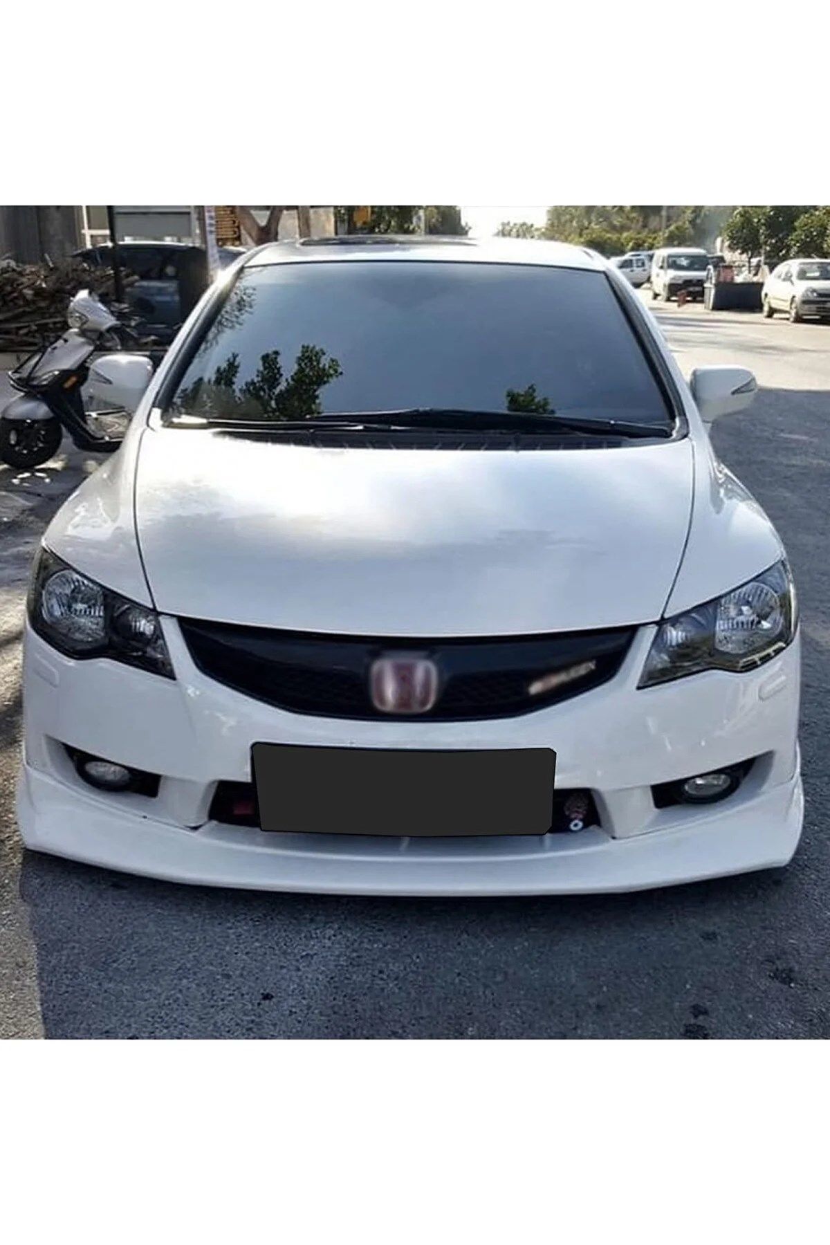 Honda Civic Fd6 Makyajlı Typer Ön Ek Abs Plastik 2009-2011 Boyasız