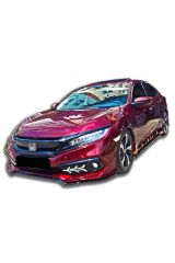 Honda Civic Fc5 Mugen Makyajlı Ön Ek Abs Plastik Boyasız 2019-2021