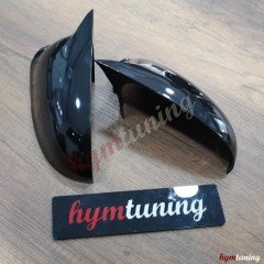 VW Passat B5.5 Batman Ayna Kapak, Yarasa Ayna Kapağı Piano Black Parlak Siyah ABS Plastik