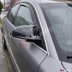 VW Passat B5.5 Batman Ayna Kapak, Yarasa Ayna Kapağı Piano Black Parlak Siyah ABS Plastik