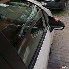 Fiat Linea Yarasa Ayna Kapağı, Piano Black ABS Plastik Parlak Siyah