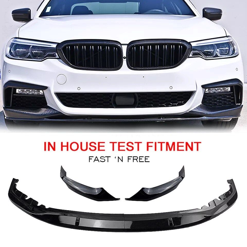 BMW 5 SERİSİ G30 ÖN LİP COMPETITION M TEK UYUMLU 2021+ PARLAK SİYAH