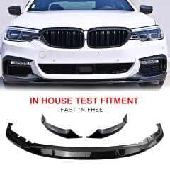 BMW 5 SERİSİ G30 ÖN LİP COMPETITION M TEK UYUMLU 2021+ PARLAK SİYAH