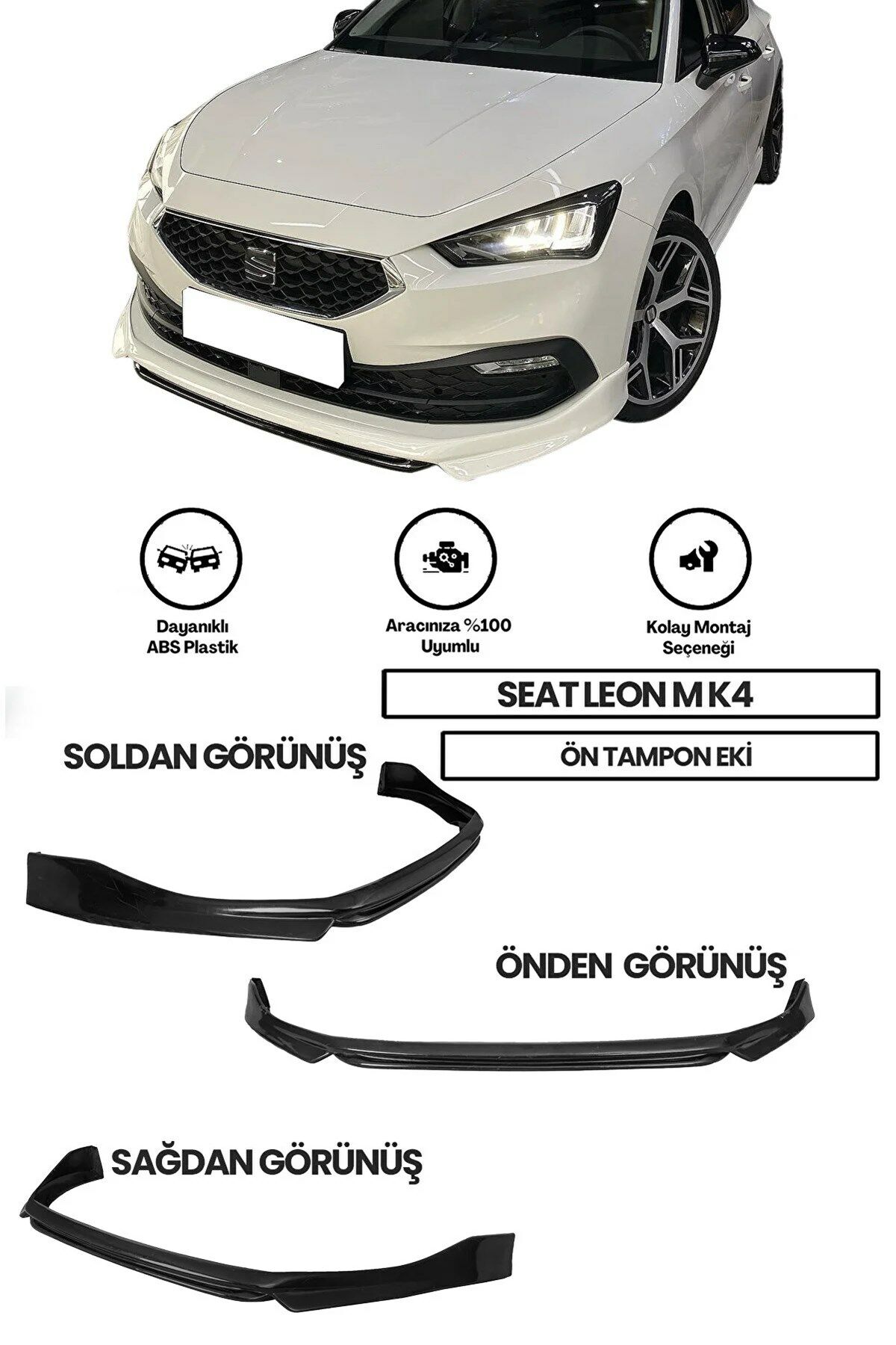 Seat Leon Mk4 Ön Ek Abs Plastik Boyasız