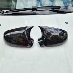 Volkswagen Passat B6 Batman Ayna Kapak, B6 Yarasa Ayna Kapağı, Piano Black, Parlak Siyah