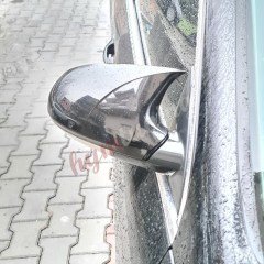 Volkswagen Passat B6 Batman Ayna Kapak, B6 Yarasa Ayna Kapağı, Piano Black, Parlak Siyah