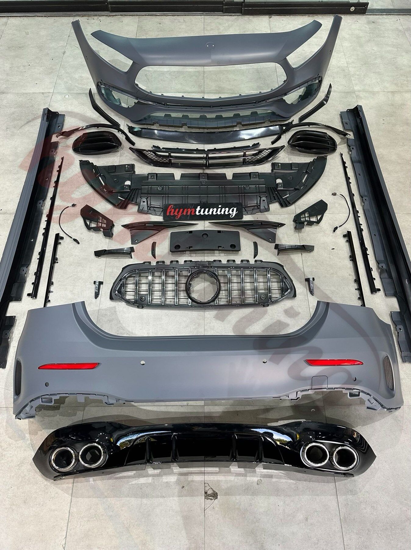 W177 A SERİSİ SEDAN UYUMLU A45 BODYKİT ARKA TAMPONLU SET 2018+