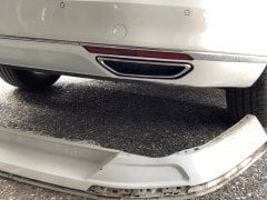 VW Passat B8 highline R-Line Arka Difüzör Tampon Eki, 2015 2018, Boyasız