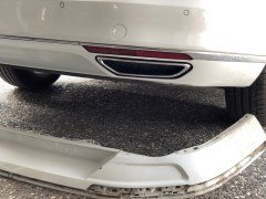 VW Passat B8 highline R-Line Arka Difüzör Tampon Eki, 2015 2018, Boyasız