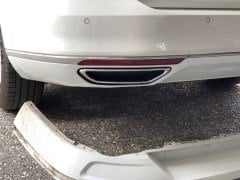 VW Passat B8 highline R-Line Arka Difüzör Tampon Eki, 2015 2018, Boyasız