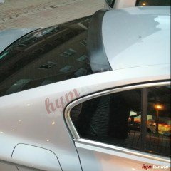 VW Passat B8 Cam Üstü Spoiler, Fiber, Parlak Siyah Boyalı, 2015 2021