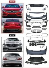 MERCEDES W218 CLS63 BODYKİT SET 2011-2018  ''ARKA TAMPONLU''