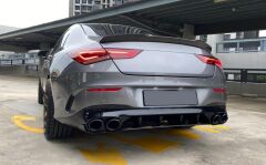 MERCEDES W118 CLA45 DİFÜZÖR & EGZOZ SETI ( KROM EGZOZ )