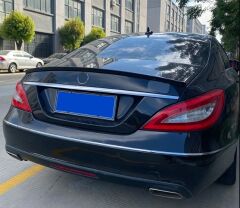 MERCEDES CLS SERİSİ W218 SPOYLER 2011-2017  PARLAK SİYAH İTHAL PLASTİK