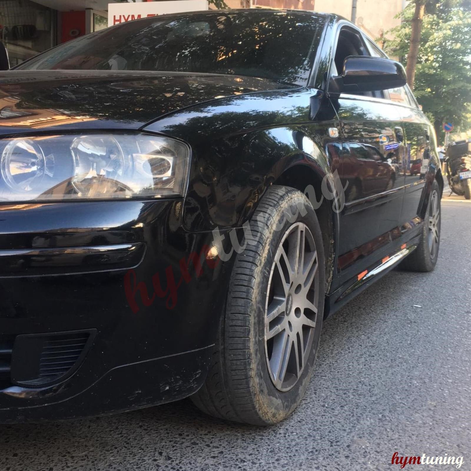 Audi A3 8P Yan Marşpiyel Boyasız ABS Plastik, Boyasız