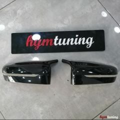 BMW 3 Serisi G20, G22, G30 Yarasa Ayna Kapağı, Piano Black ABS Plastik