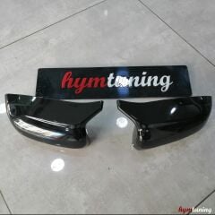 BMW 3 Serisi G20, G22, G30 Yarasa Ayna Kapağı, Piano Black ABS Plastik