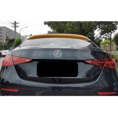 MERCEDES W206 CAM ÜSTÜ SPOİLER PARLAK SİYAH ABS PLASTİK İTHAL ÜRÜN 2021+
