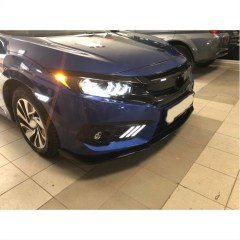 HONDA CIVIC FC5 ANIMASYONLU MUSTANG DIZAYN LED FAR TAKIMI (TUNING) 2016 2021