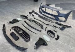 Mercedes C Serisi W206 C63 Ön Tampon + GTR Panjur Seti 2021+