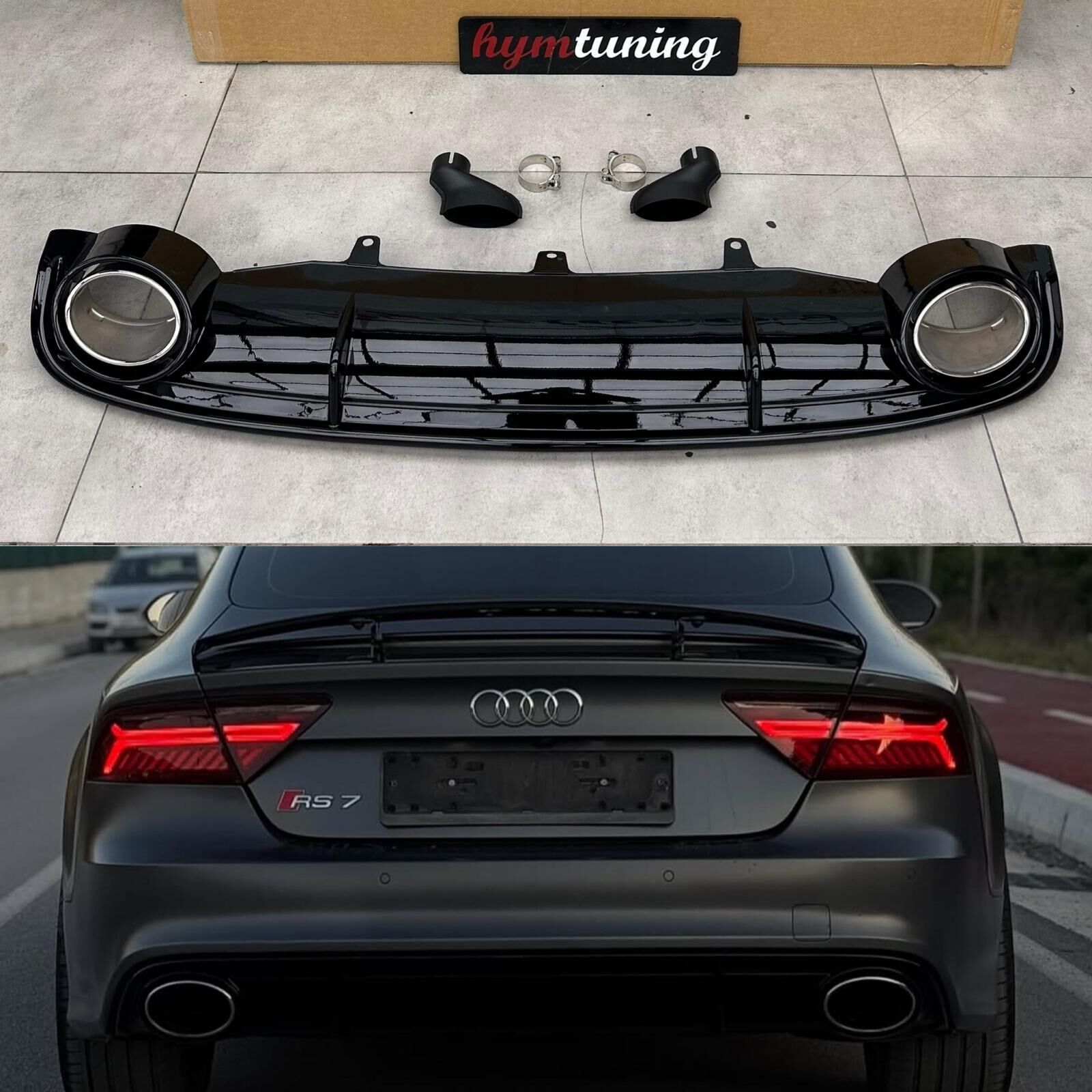 AUDI A7 RS7 DİFÜZÖR 2012-2015 UYUMLU